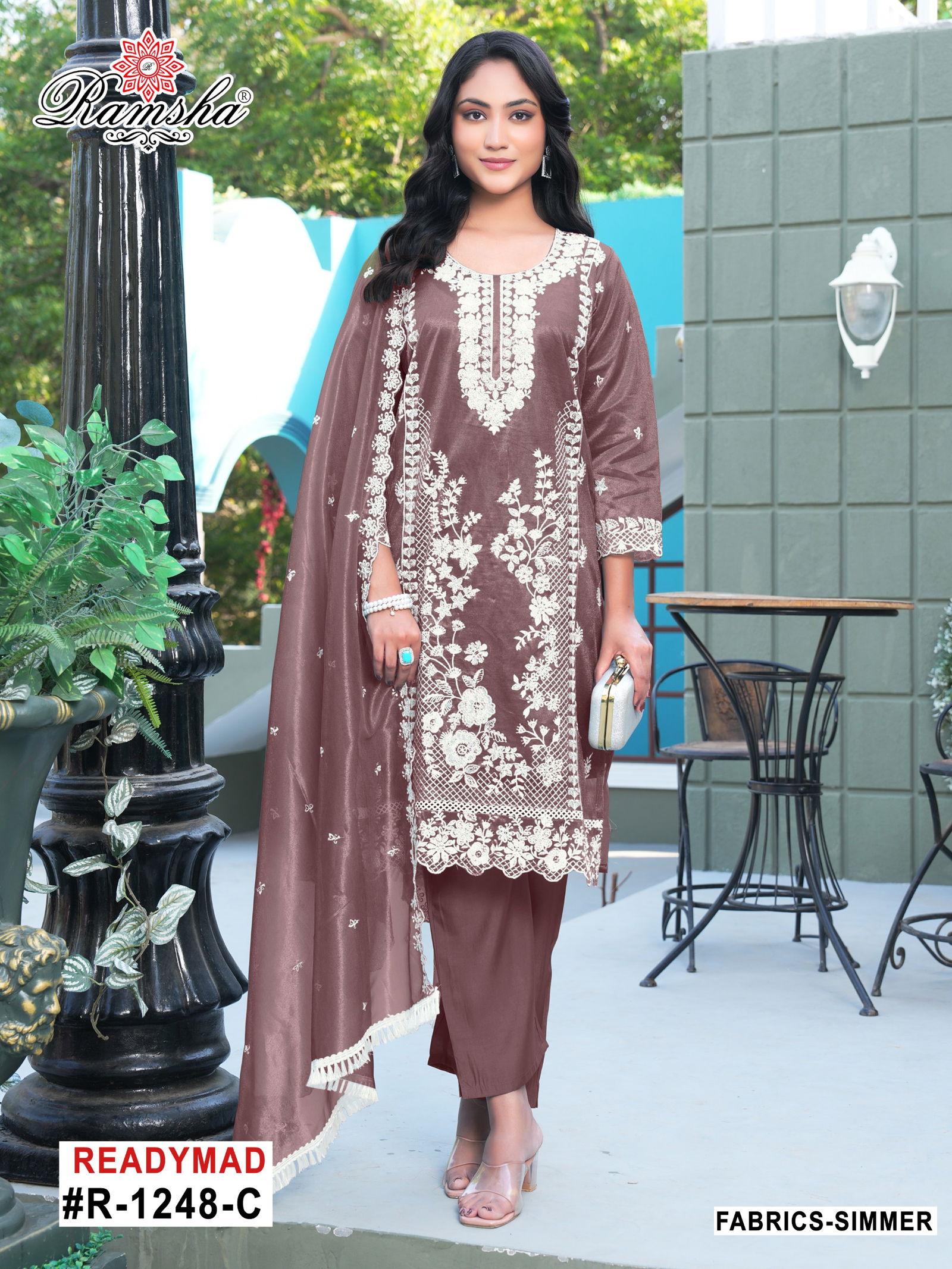 R 1248 Nx By Ramsha Simmer Pakistani Readymade Suits Orders In India